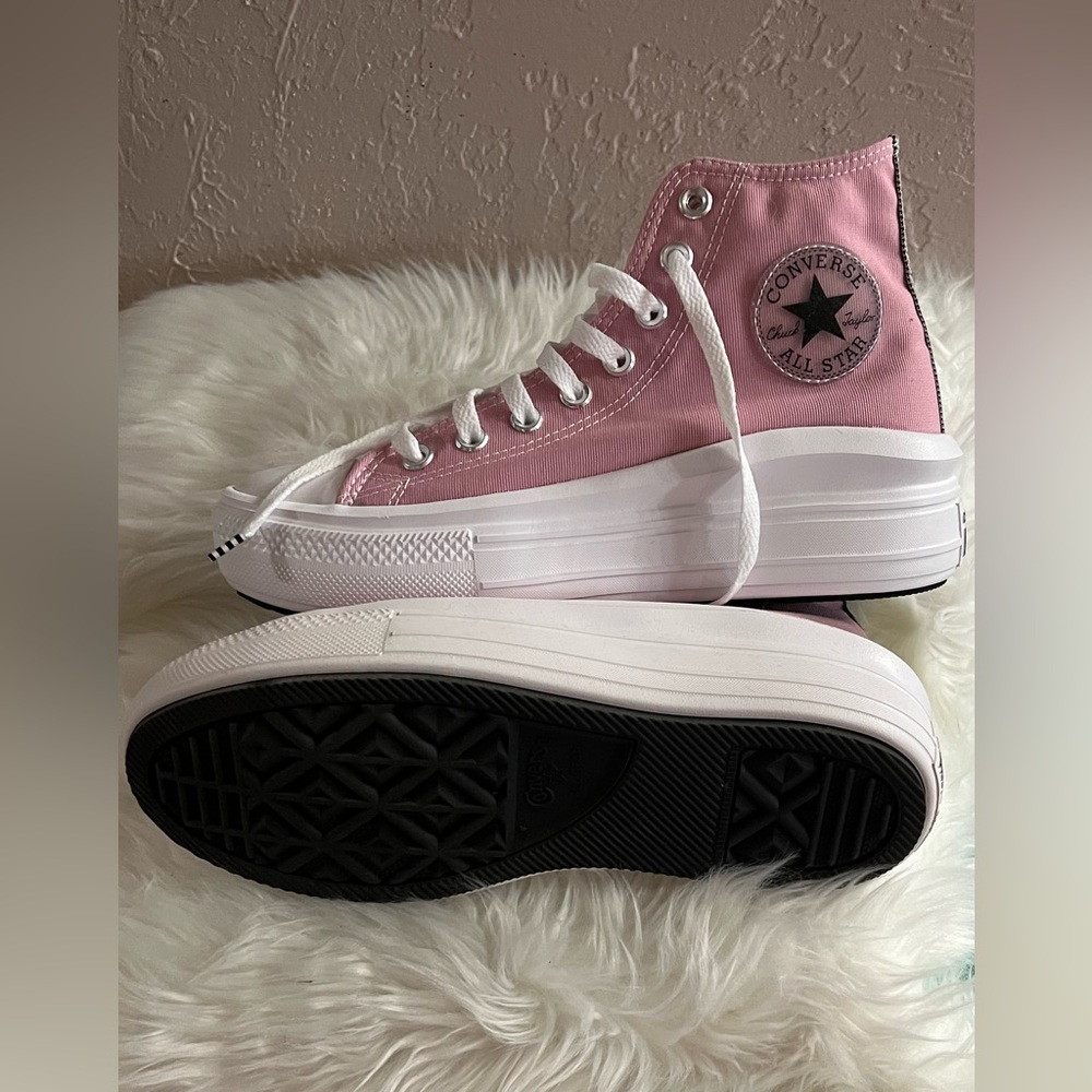 Converse Move Hi Lotus Pink/Blk/White US8 UK6 EUR39 Sold Out!